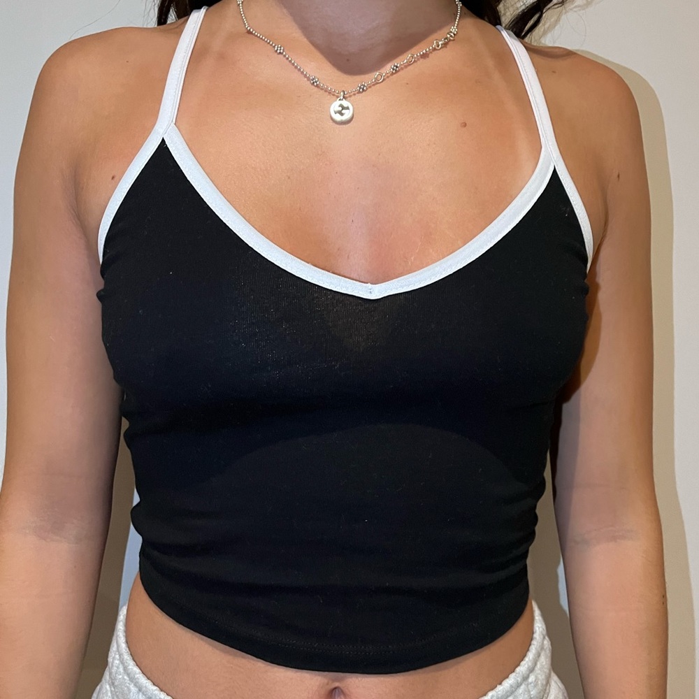 Windsor Black Crop Top